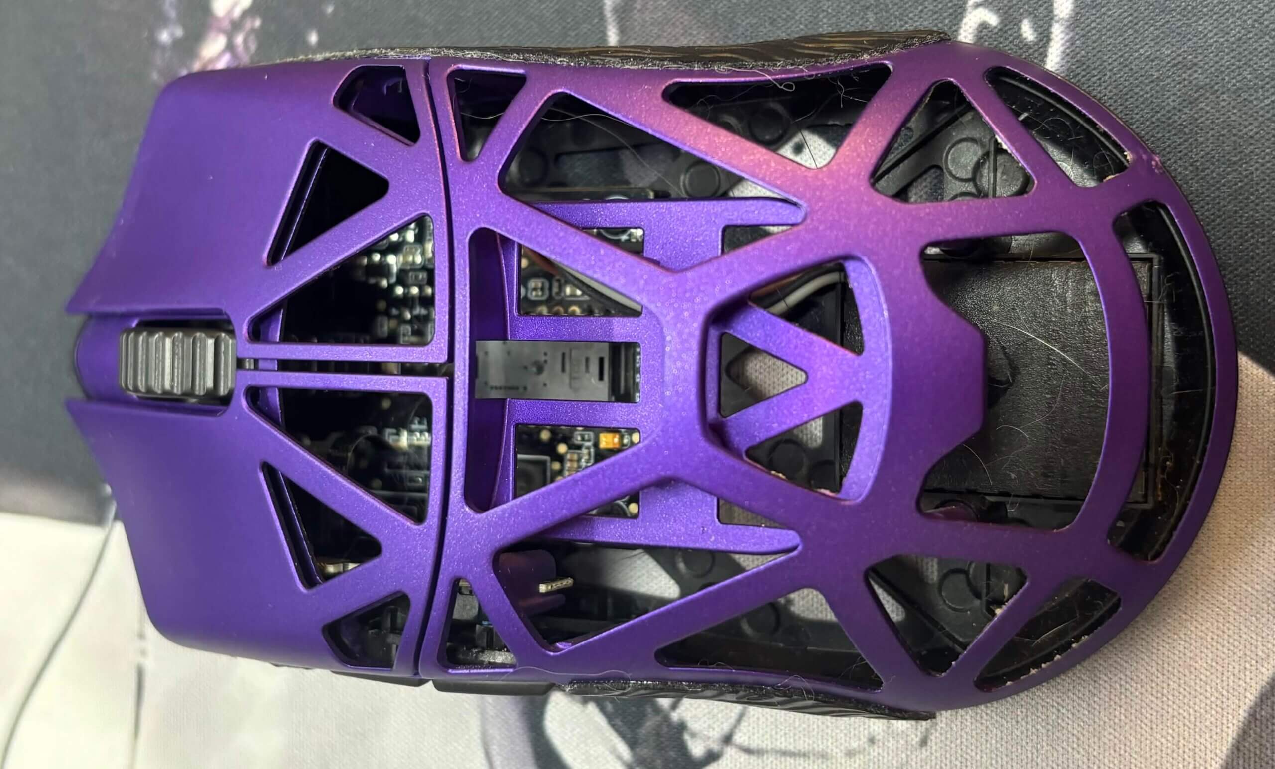 BeastXに毛が入っている状態
